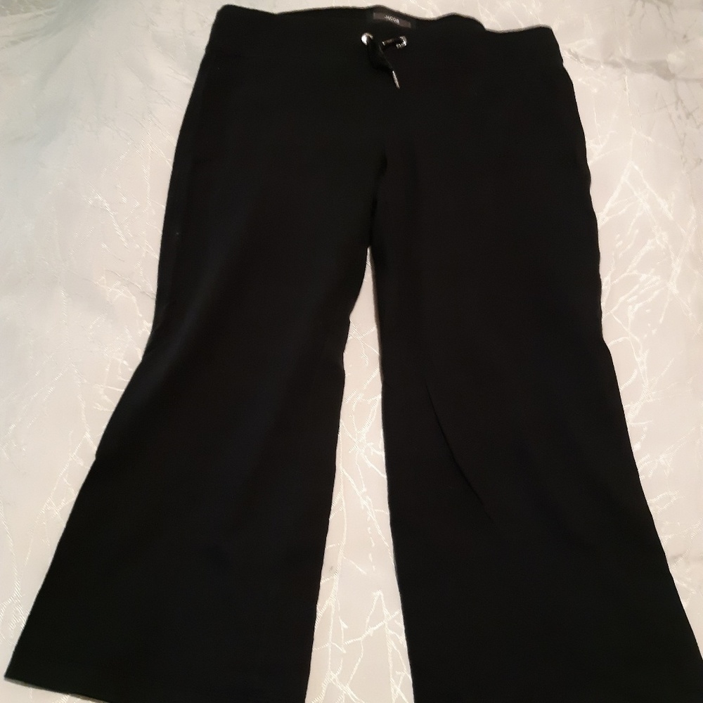 Jacob Black Cropped Sweatpants Size Medium